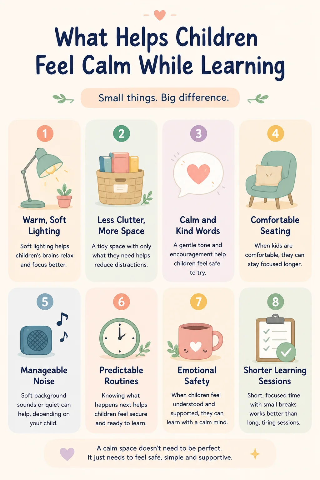 What Helps Children Feel Calm While Learning