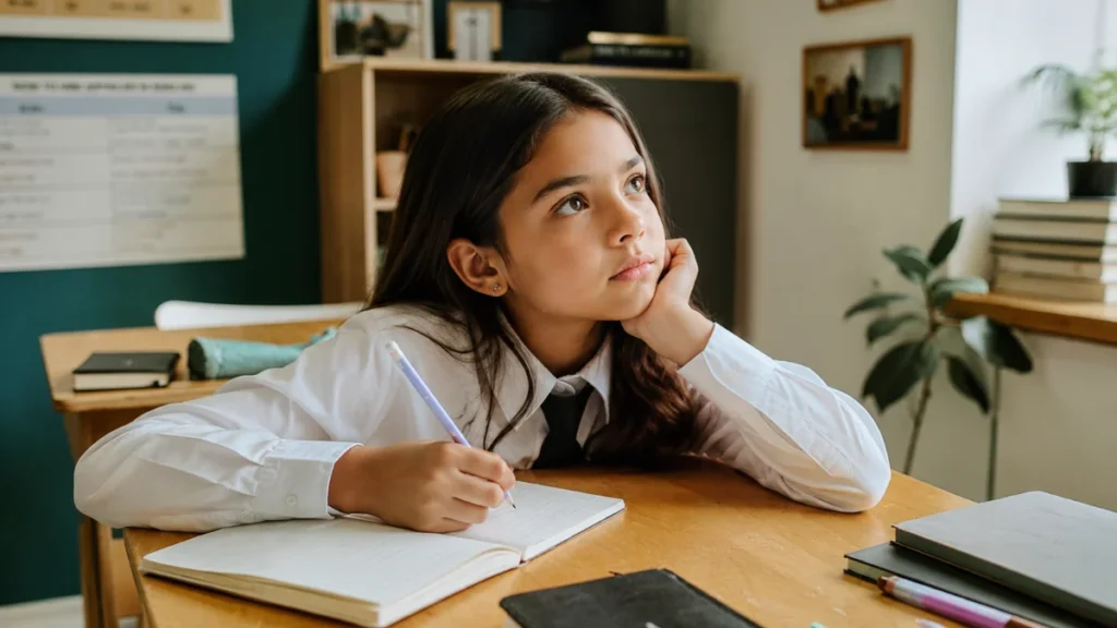 Daydreaming in study space - Why Quiet Children Sometimes Doubt Their Learning Ability - featured