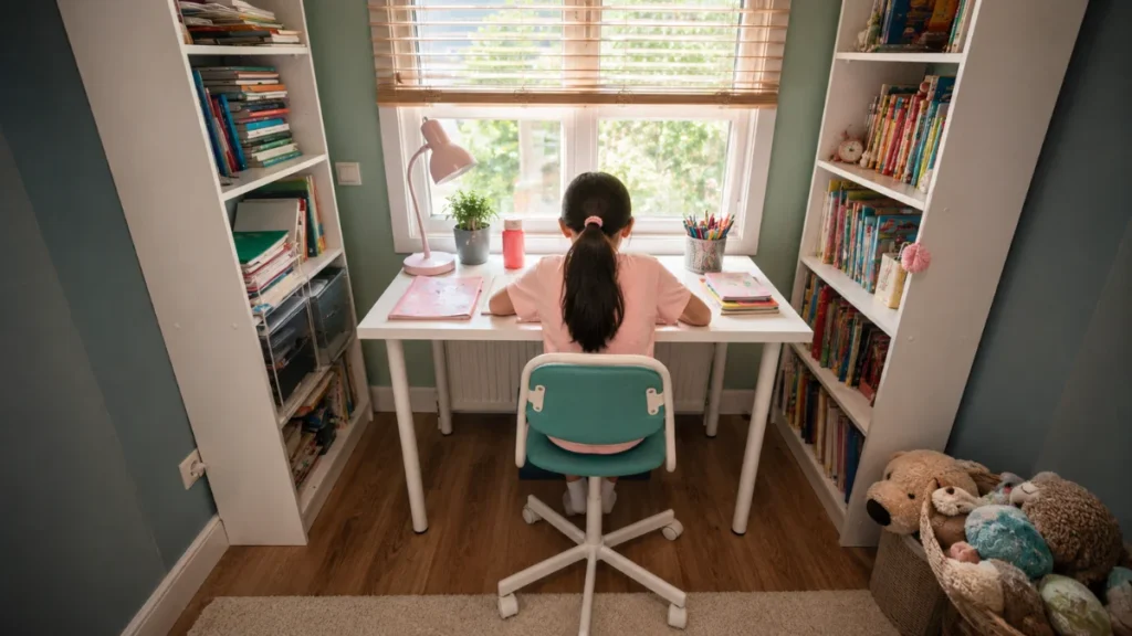 Why Organized Study Spaces Help Some Children Feel Calmer